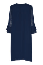 Load image into Gallery viewer, Godske - Chiffon Layered Dress - Navy