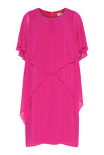 Load image into Gallery viewer, Godske - Shortsleeved tiered Dress - Fuchsia