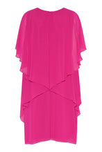 Load image into Gallery viewer, Godske - Shortsleeved tiered Dress - Fuchsia