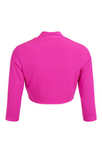 Load image into Gallery viewer, Tia - 3/4 Sleeved Bolero Jacket - Hot Pink
