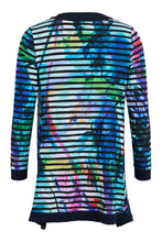 Load image into Gallery viewer, Tia - Waterfall style jacket - Stripy print