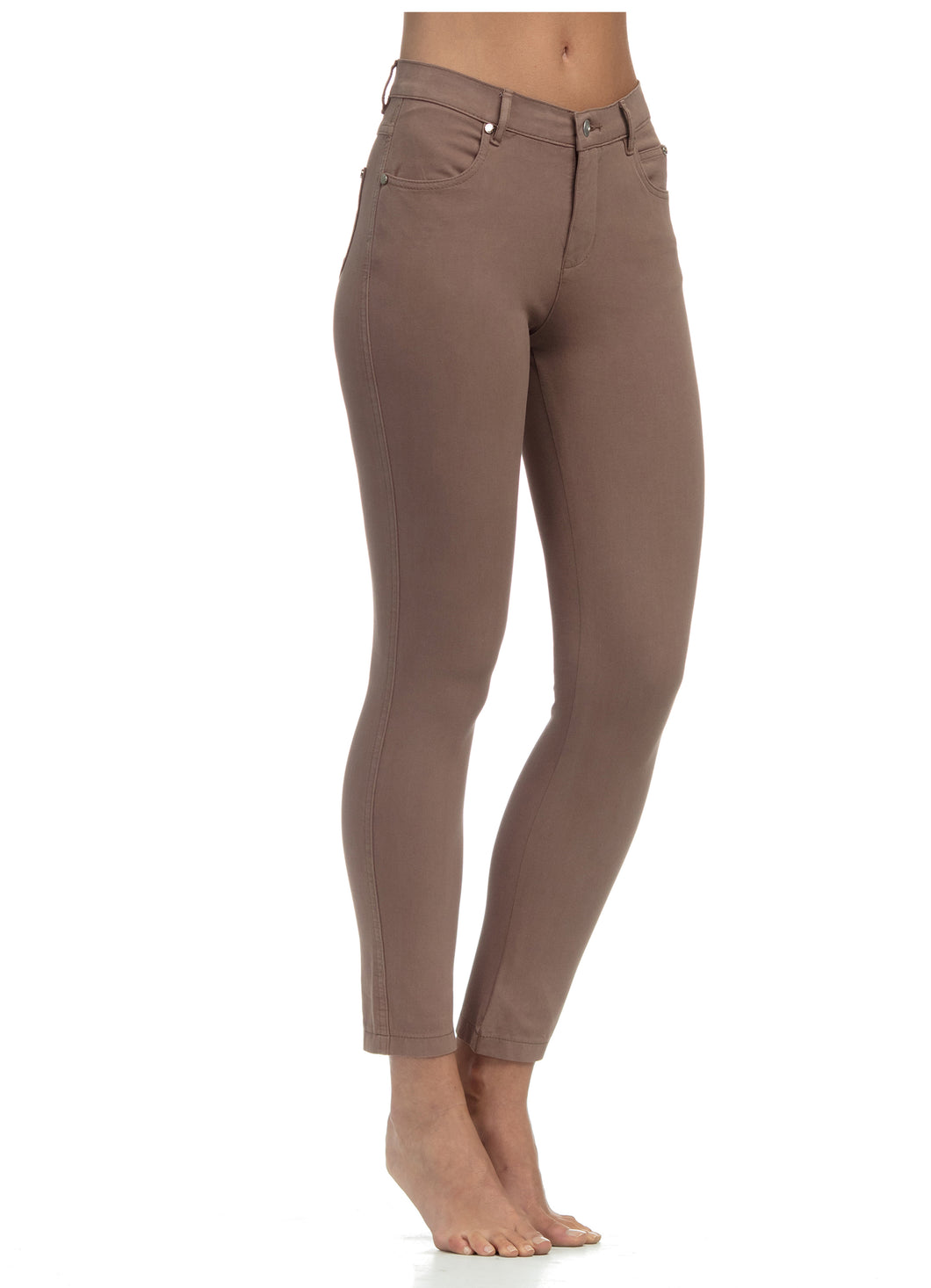 Marble 7/8th Stretch Jeans - Brown - 2400