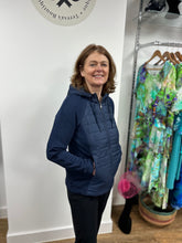 Load image into Gallery viewer, Olsen - Hooded Quilted  Jacket - Navy