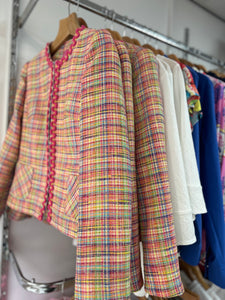 Bariloche - Molino Chanel Style Jacket - Pink Check