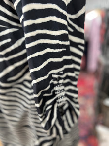 Doris Streich - Diamante Shirt - Zebra Print