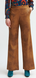 Tinta - Cosima - Faux Leather Trousers - Tan