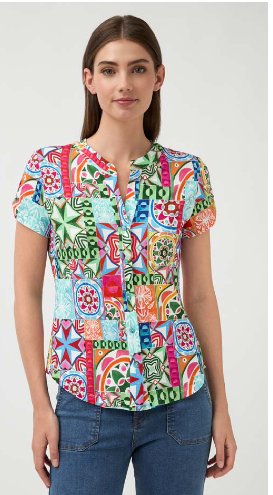 Tinta - Pluma Shortsleeved Top - Multi print