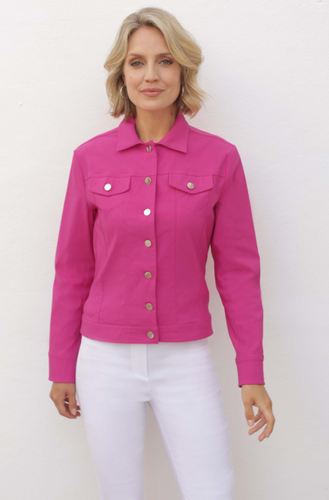 Pomodoro - Jean Jacket - Magenta