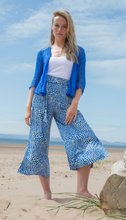 Load image into Gallery viewer, Marble - Tie Wrap Cardigan - Mid Blue - 1531