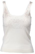 Load image into Gallery viewer, K Design - Cardigan &amp; Vest Twin Set - Cream &amp; Sequin -