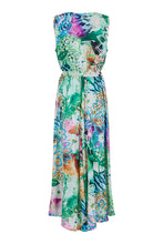 Load image into Gallery viewer, Tia - Floral Maxi Dress - Tropical Pink &amp; Green