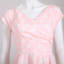 Load image into Gallery viewer, The Pretty Dress Company Hourglass Polka Dot Swing Dress - Pink